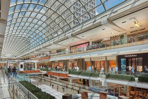 Shoppers inside the Houston Galleria